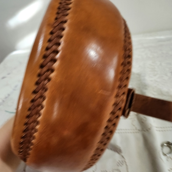 Hand-made Mexican leather bag - Picture 6 of 9